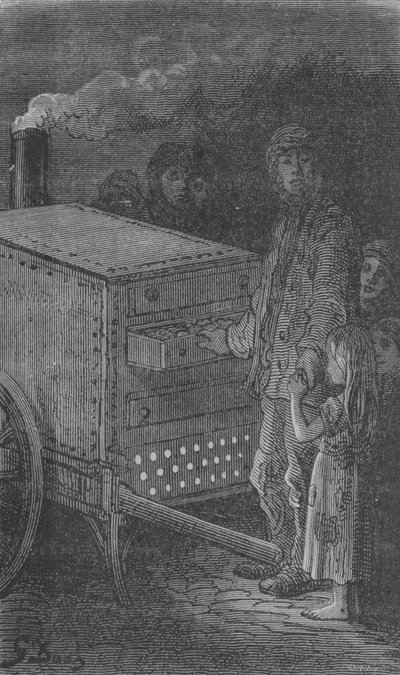 The Baked Potato Seller by Gustave after Dore